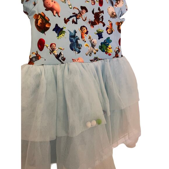 Disney Pixar Pippa & Julie Toy Story Blue Dress Sz 4T - Picture 7 of 8